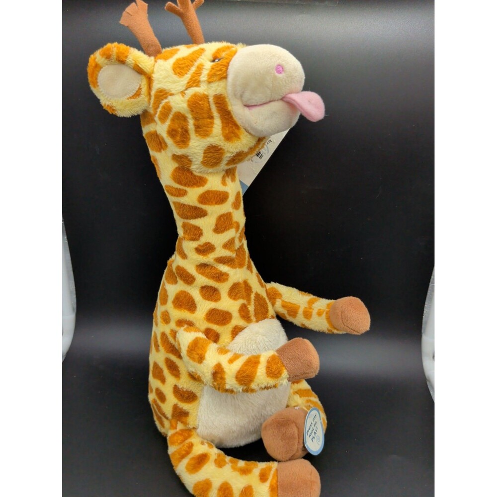 GUND 13" Baby Twisty Talking Giraffe Animated Tongue Twister Plush Toy